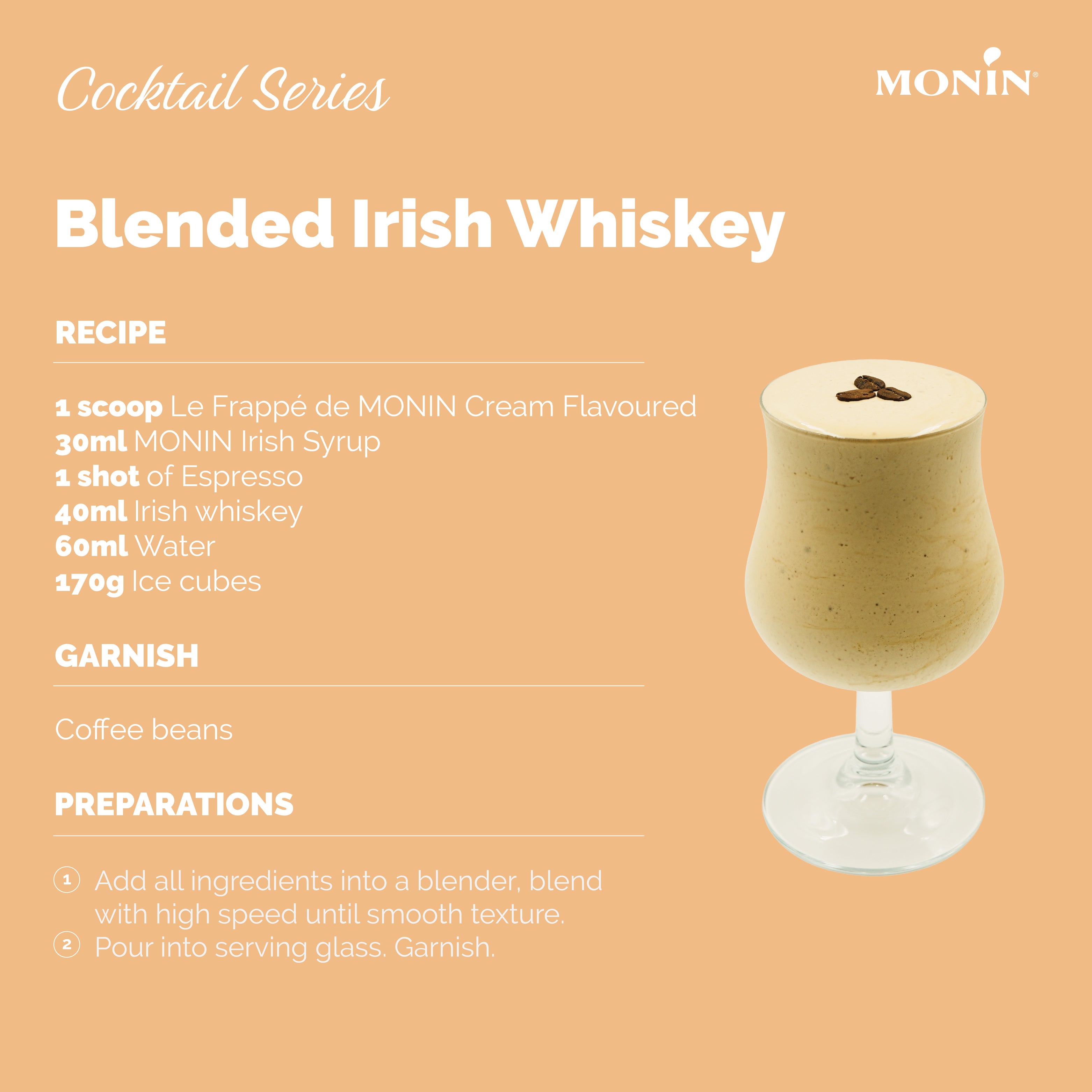 MONIN Cream Flavoured Frappe 1KG
