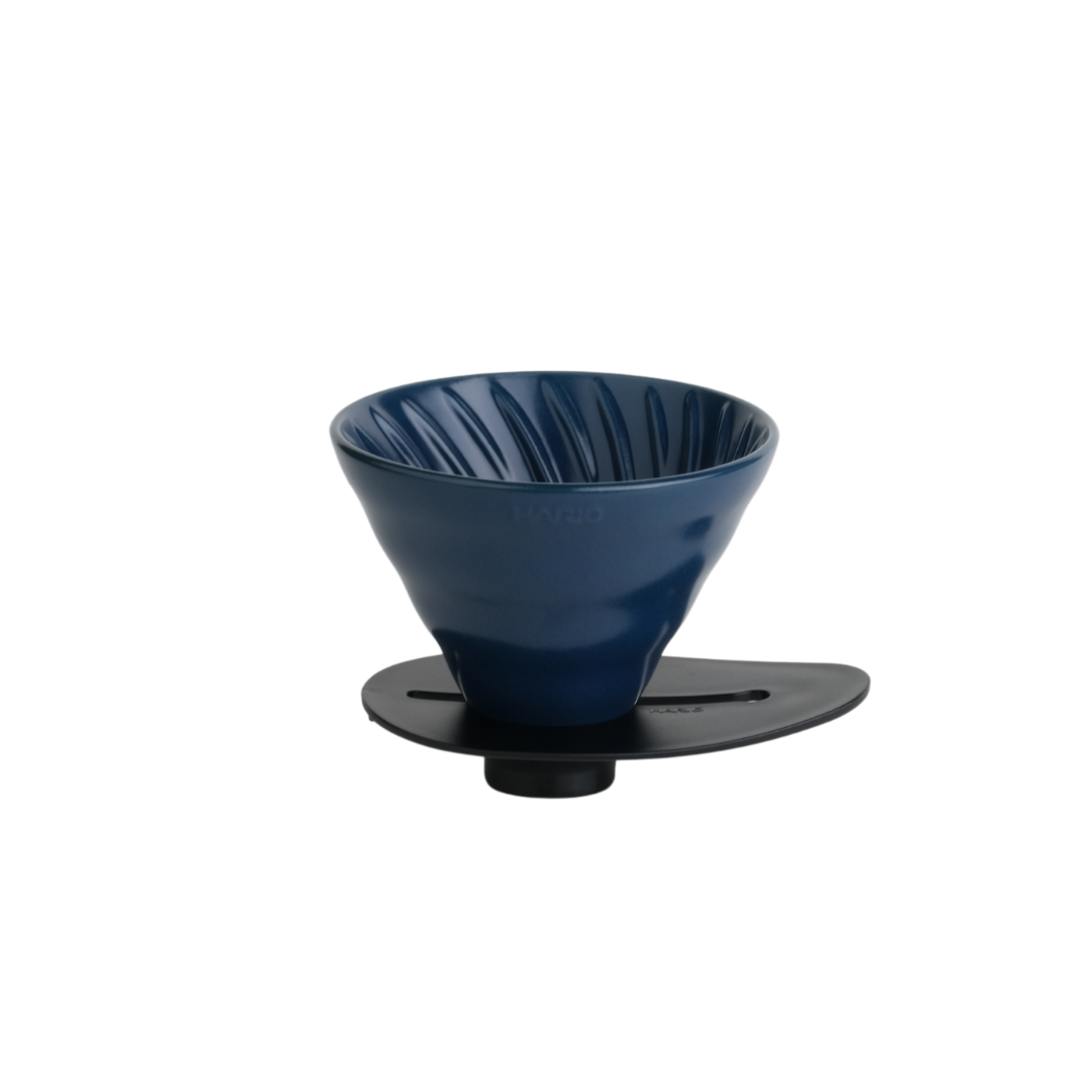 HARIO V60 SWITCH DRIPPER CONE W HOLDER (MATTE NAVY)