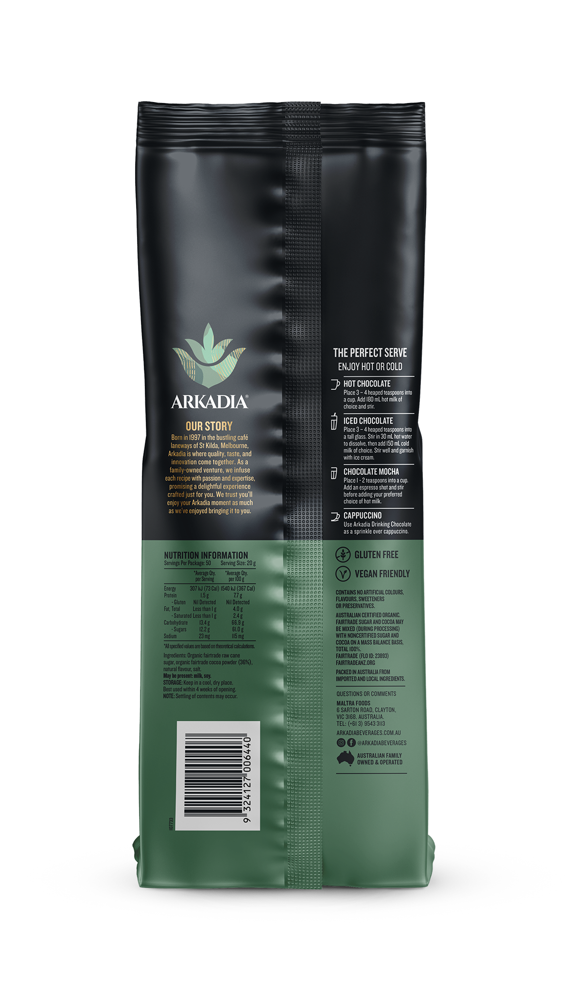 FAIR TRADE ORGANIC CHOCOLATE 36% COCOA 1KG