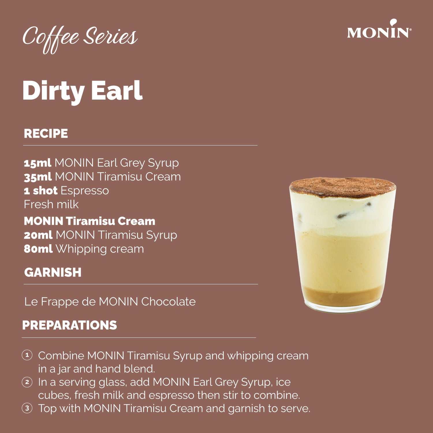 MONIN Syrup Earl Grey 700ml