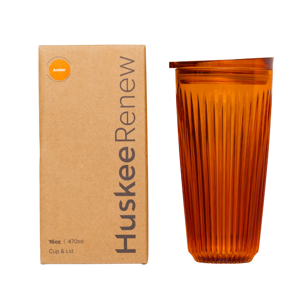HUSKEE RENEW CUP & LID SET 16OZ