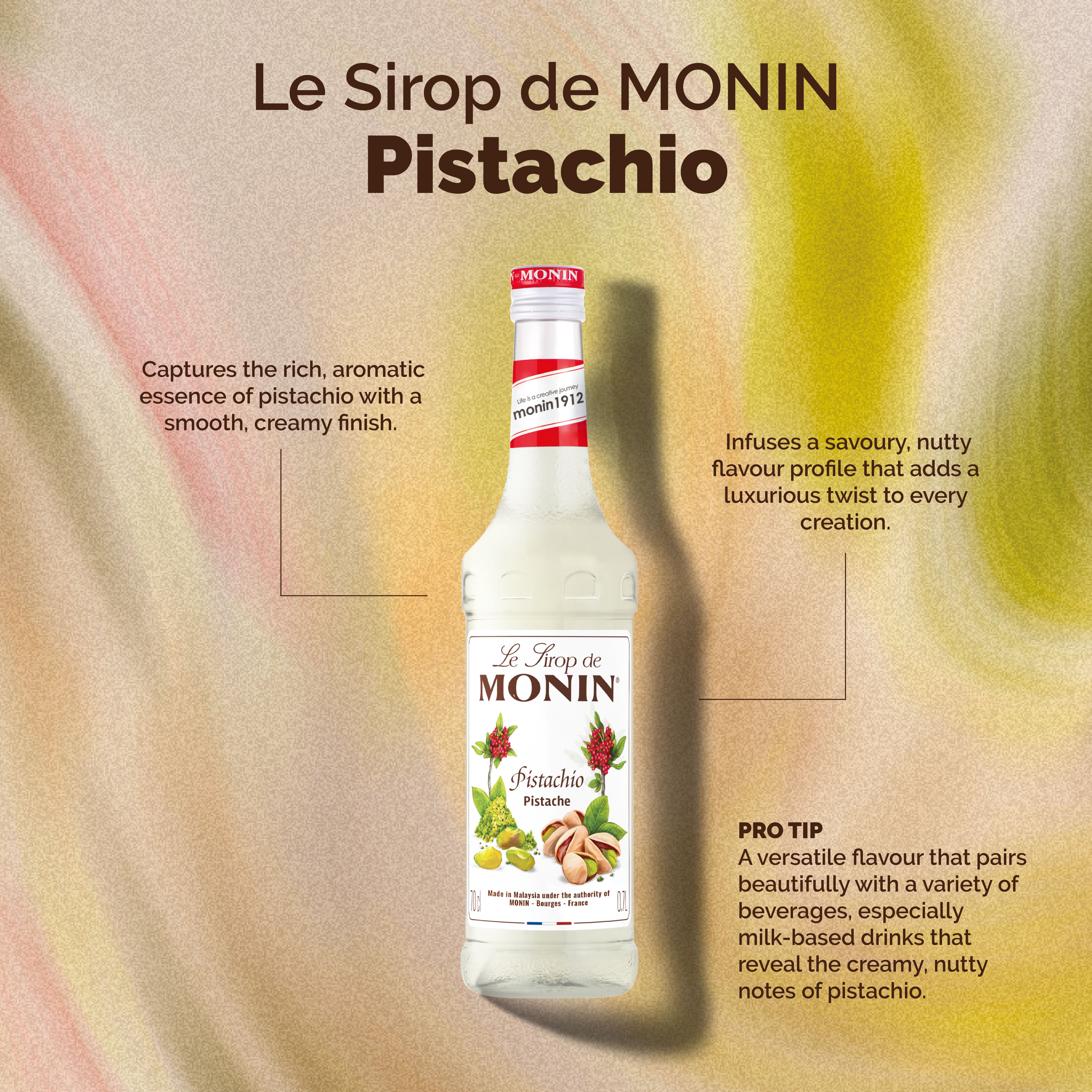 MONIN Syrup Pistachio 700ml