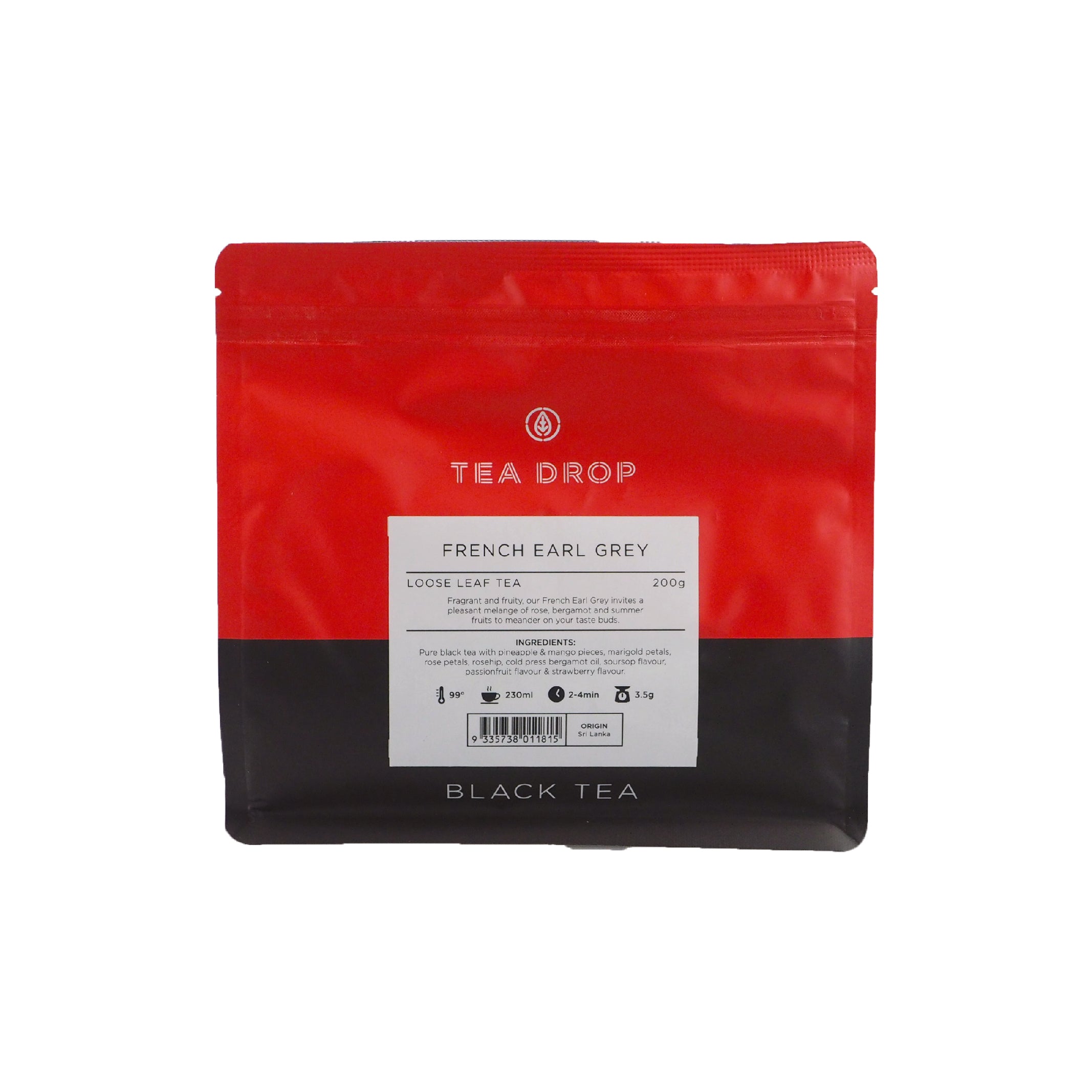 TEA DROP SS PTB FRENCH EARL GREY TEA 25'S