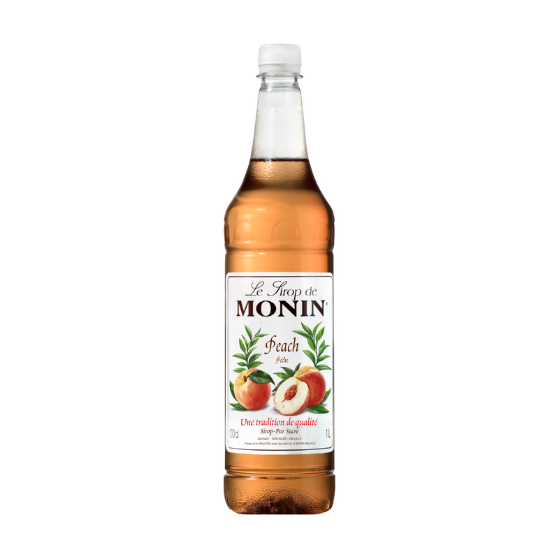 MONIN PET SYRUP PEACH 1LT