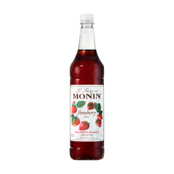 MONIN PET SYRUP STRAWBERRY 1LT