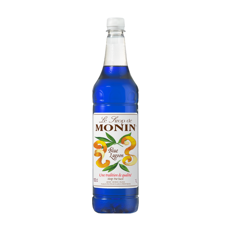 MONIN PET SYRUP BLUE LAGOON 1LT