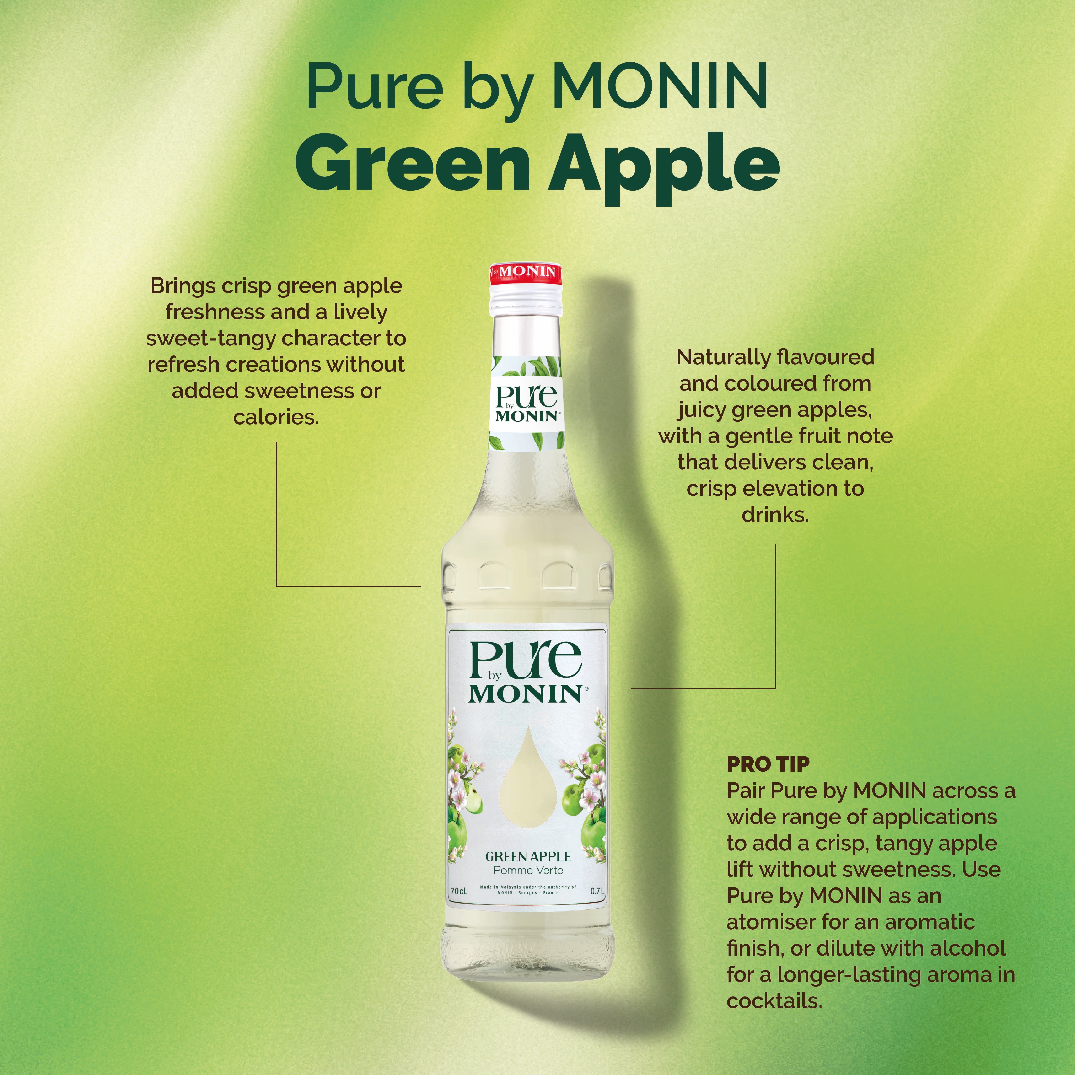 PURE by MONIN Green Apple