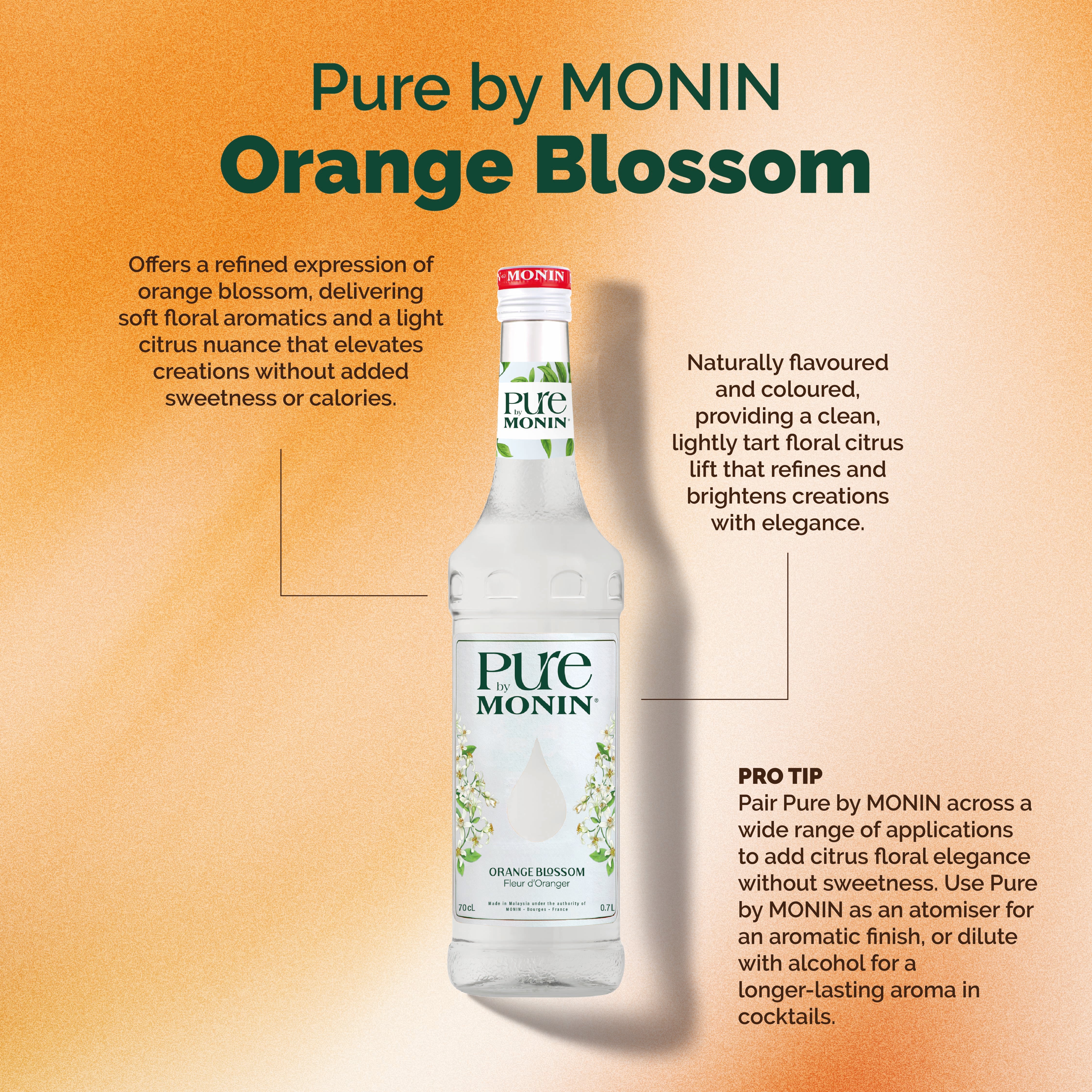 PURE by MONIN Orange Blossom