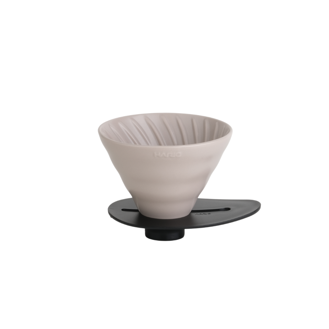 HARIO V60 SWITCH DRIPPER CONE W HOLDER (DUNE)