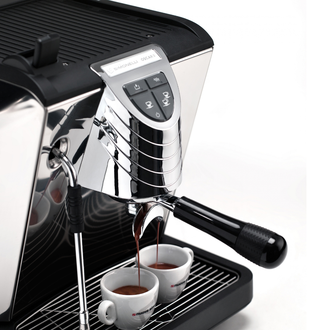Nuova Simonelli Oscar II (Black) + Eureka Mignon Manuale 65 (Black) Bundle
