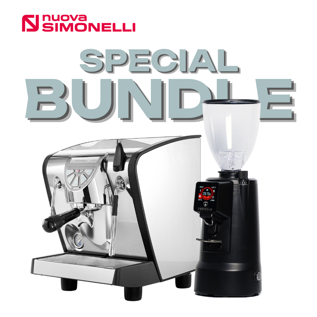 Nuova Simonelli Musica Black + Eureka Firenze 65 Black Bundle