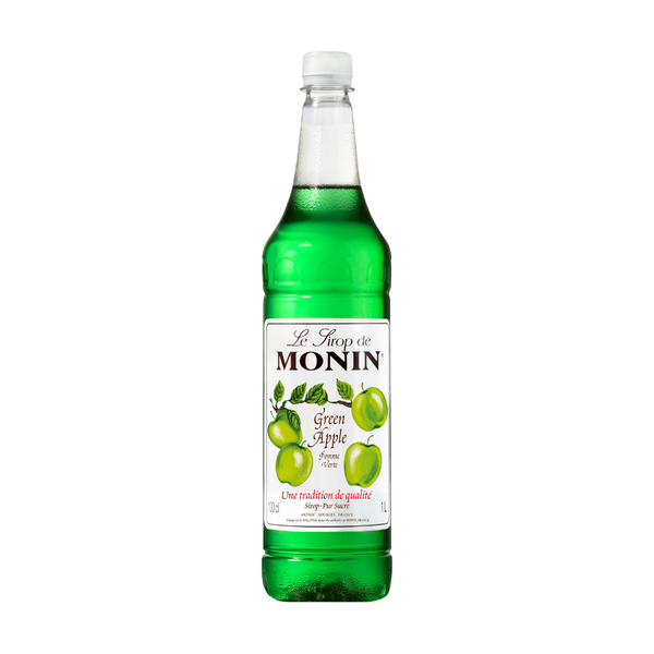 MONIN PET SYRUP GREEN APPLE 1LT