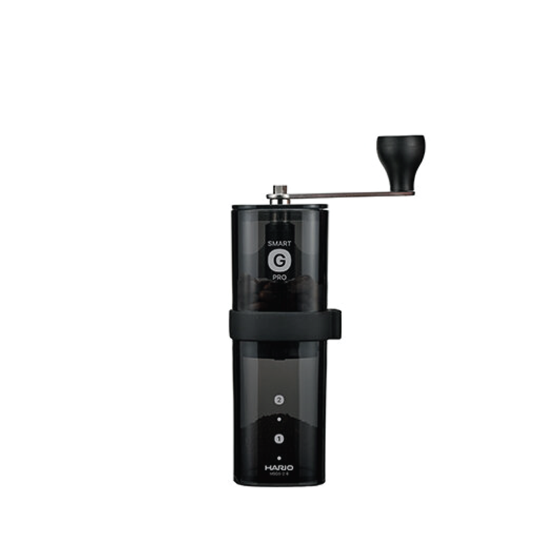 HARIO SMART-G PRO COFFEE MILL S/S BURR (CLEAR BLK)