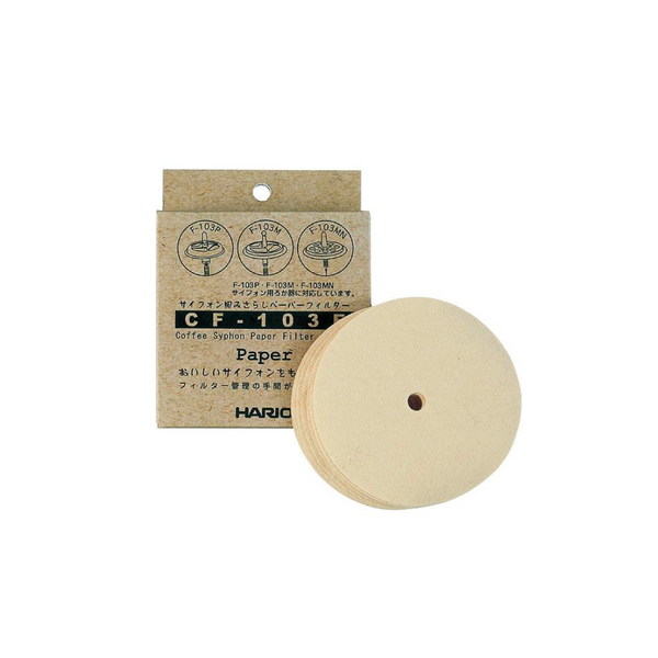 HARIO PT PAPER FILTER FOR SYPHON 100'S