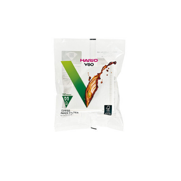 HARIO V60 BLEACHED FILTER PAPER PKT (WHITE)
