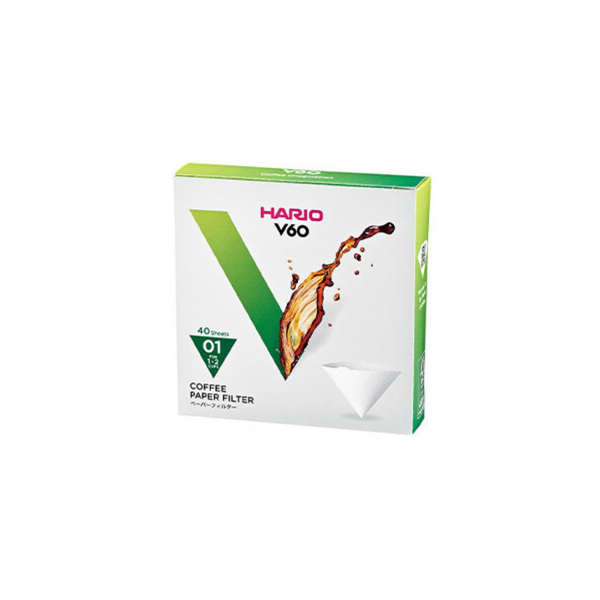 HARIO V60 BLEACHED FILTER PAPER (WHITE)