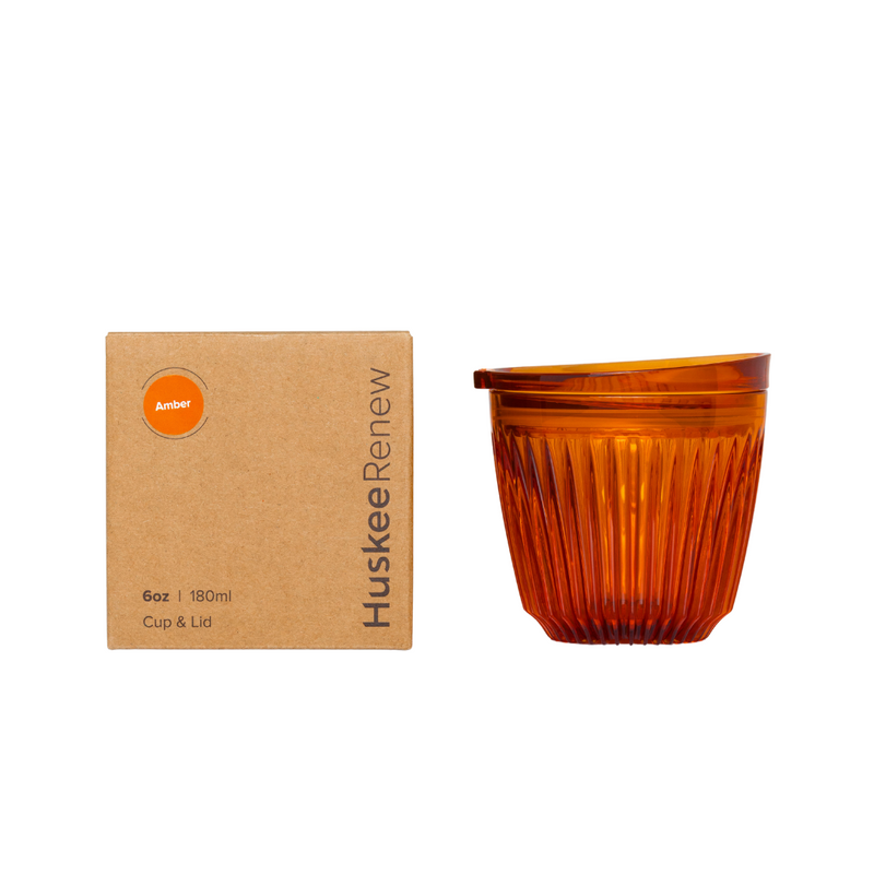 HUSKEE RENEW CUP & LID SET 6OZ