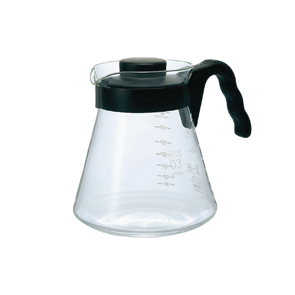 HARIO V60 GLASS SERVER 1000ML (PLASTIC HANDLE)