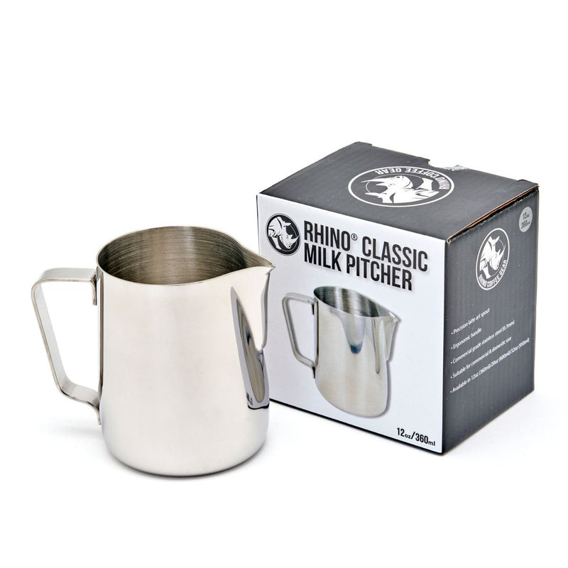RHINO CLASSIC MILK PITCHER 360ML/12OZ (S/S)