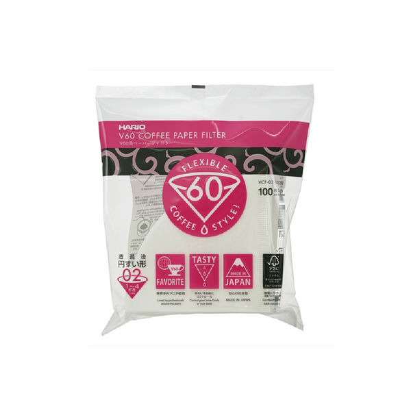 HARIO V60 BLEACHED FILTER PAPER PKT (WHITE)