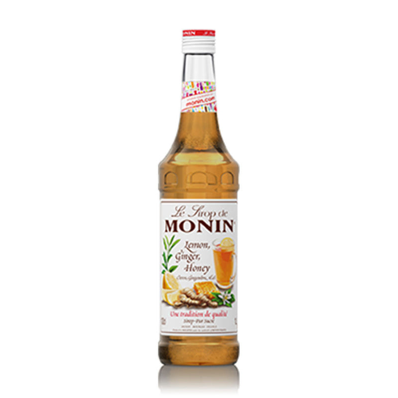 MONIN  PREMIUM SYRUP LEMON GINGER HONEY 700ML