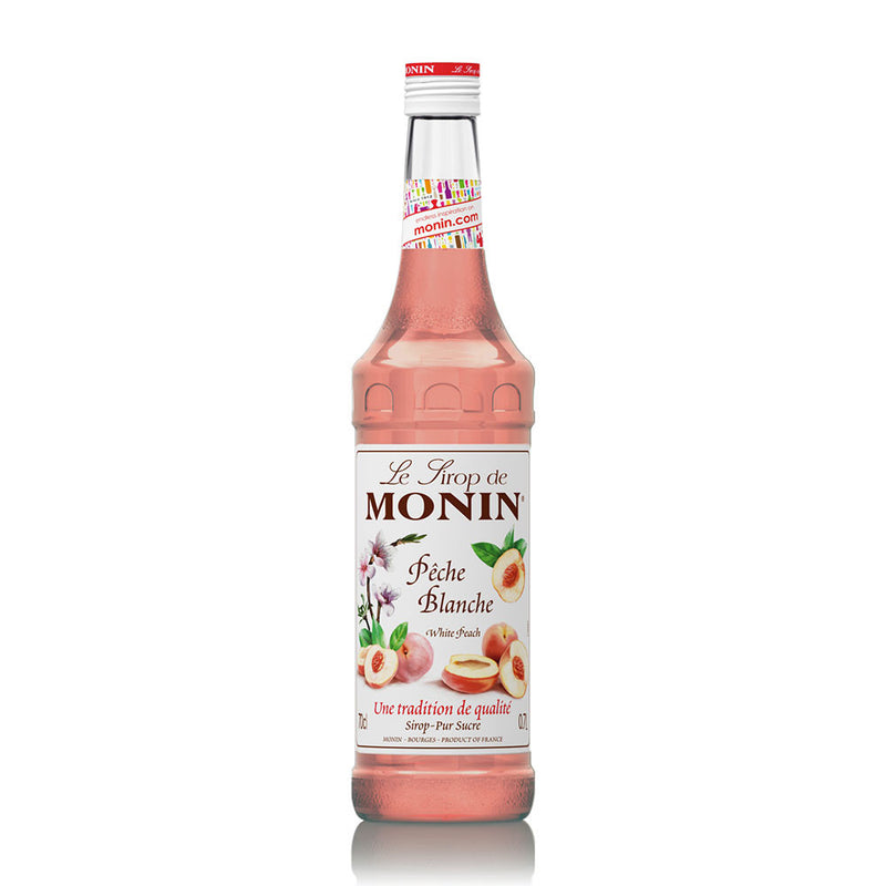 MONIN  PREMIUM SYRUP WHITE PEACH 700ML