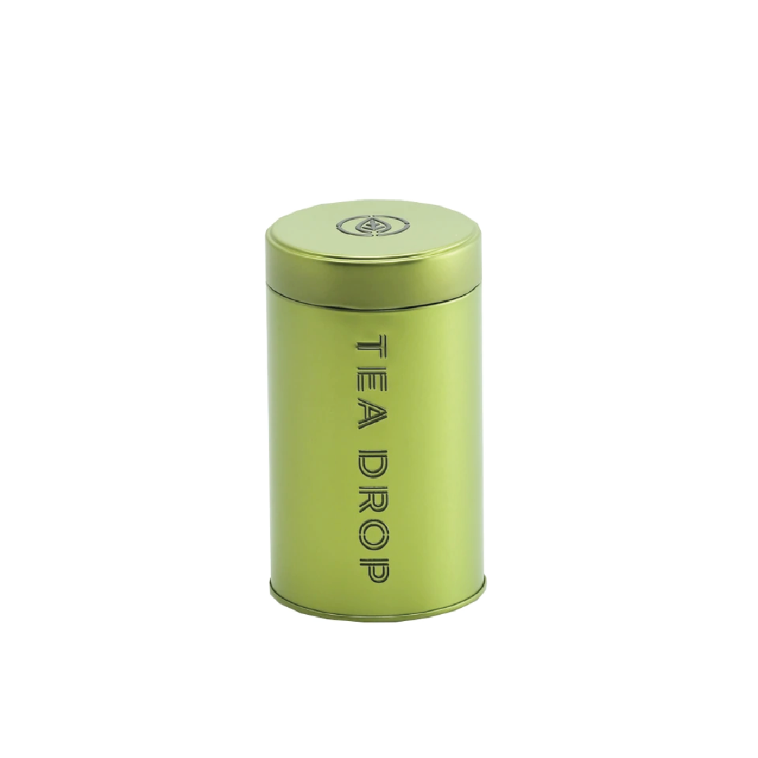 TEA DROP POS EMPTY TIN SMALL