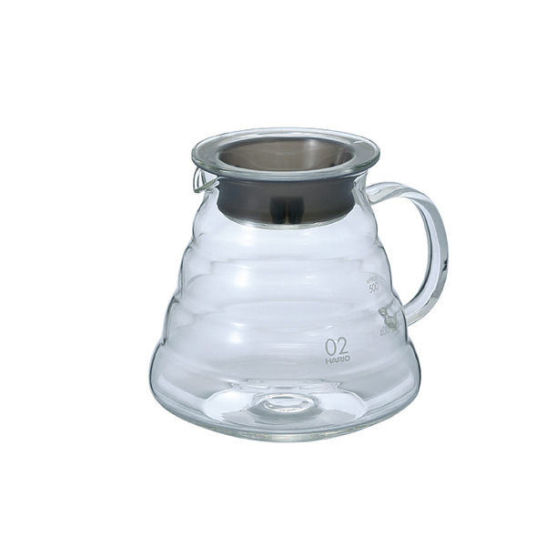 HARIO V60 GLASS RANGE SERVER 600ML (GLASS HANDLE)